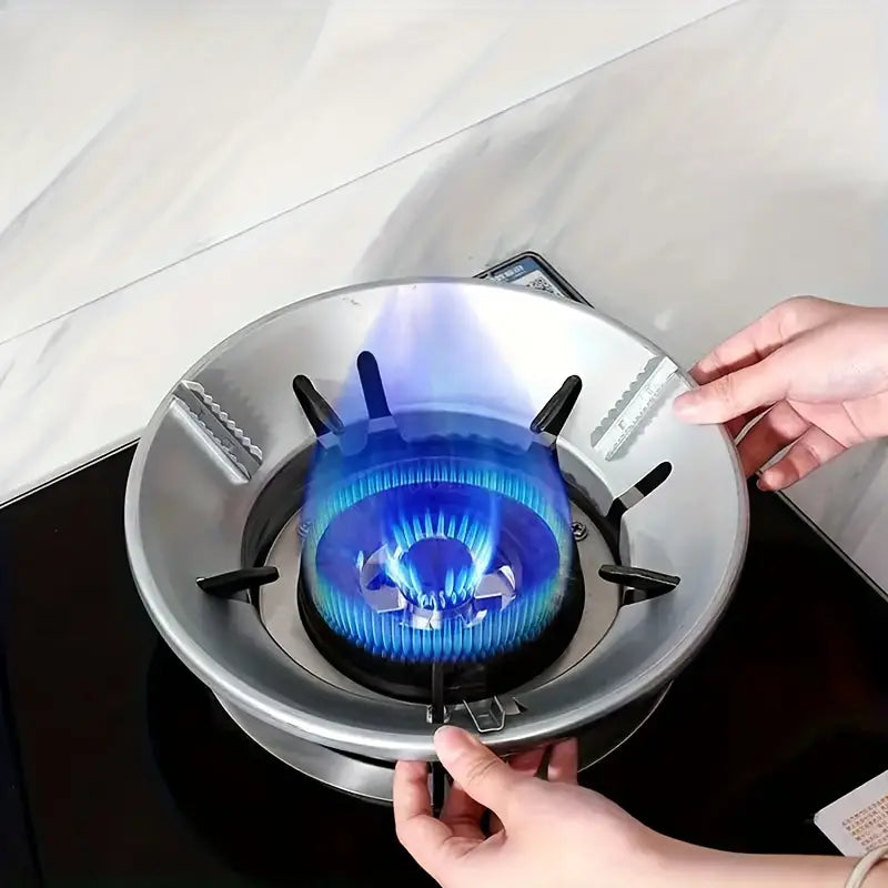 Gas Stove Fire & Windproof Saving Stand Home & Kitchen