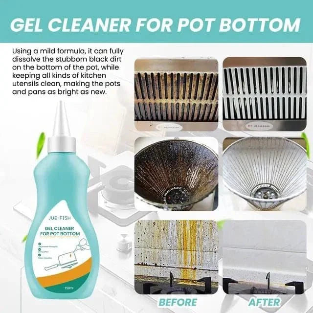 Gel Cleaner for Pot Bottom Pack of 1 Kitchenware