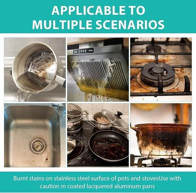 Gel Cleaner for Pot Bottom Pack of 1 Kitchenware