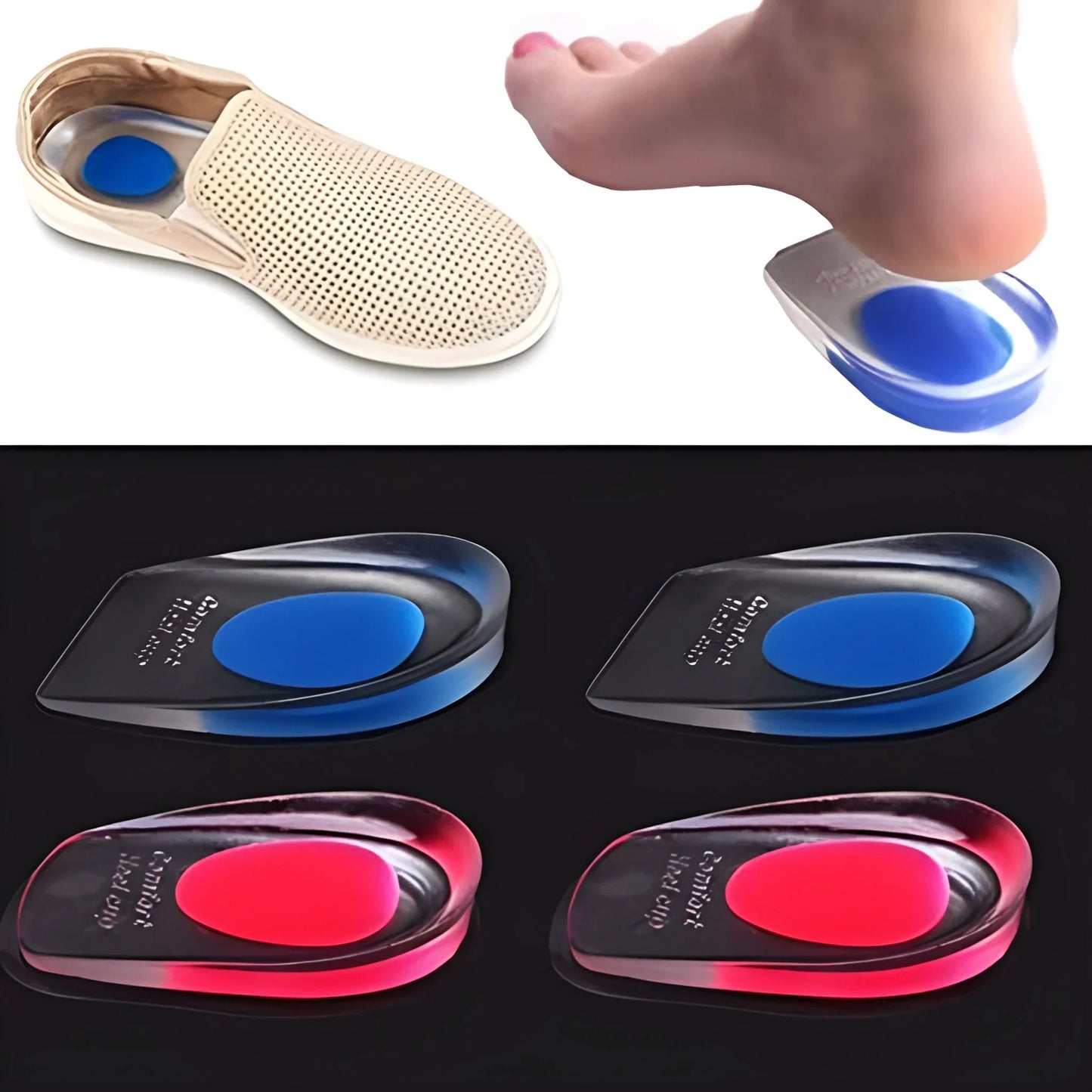 Best gel heel cups silicon pad - health & beauty | 2025 | fast shipping