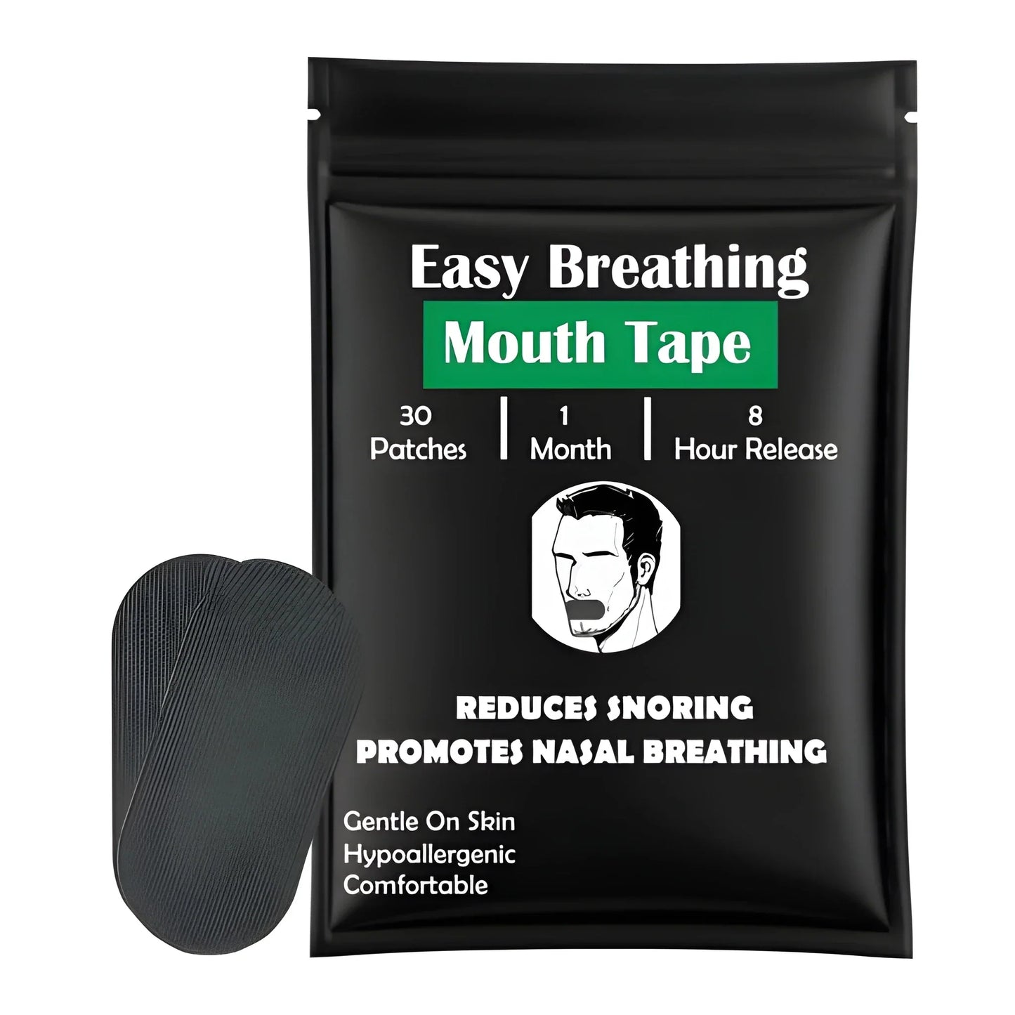 Easy Breathing Mouth Tape – 30 Pcs