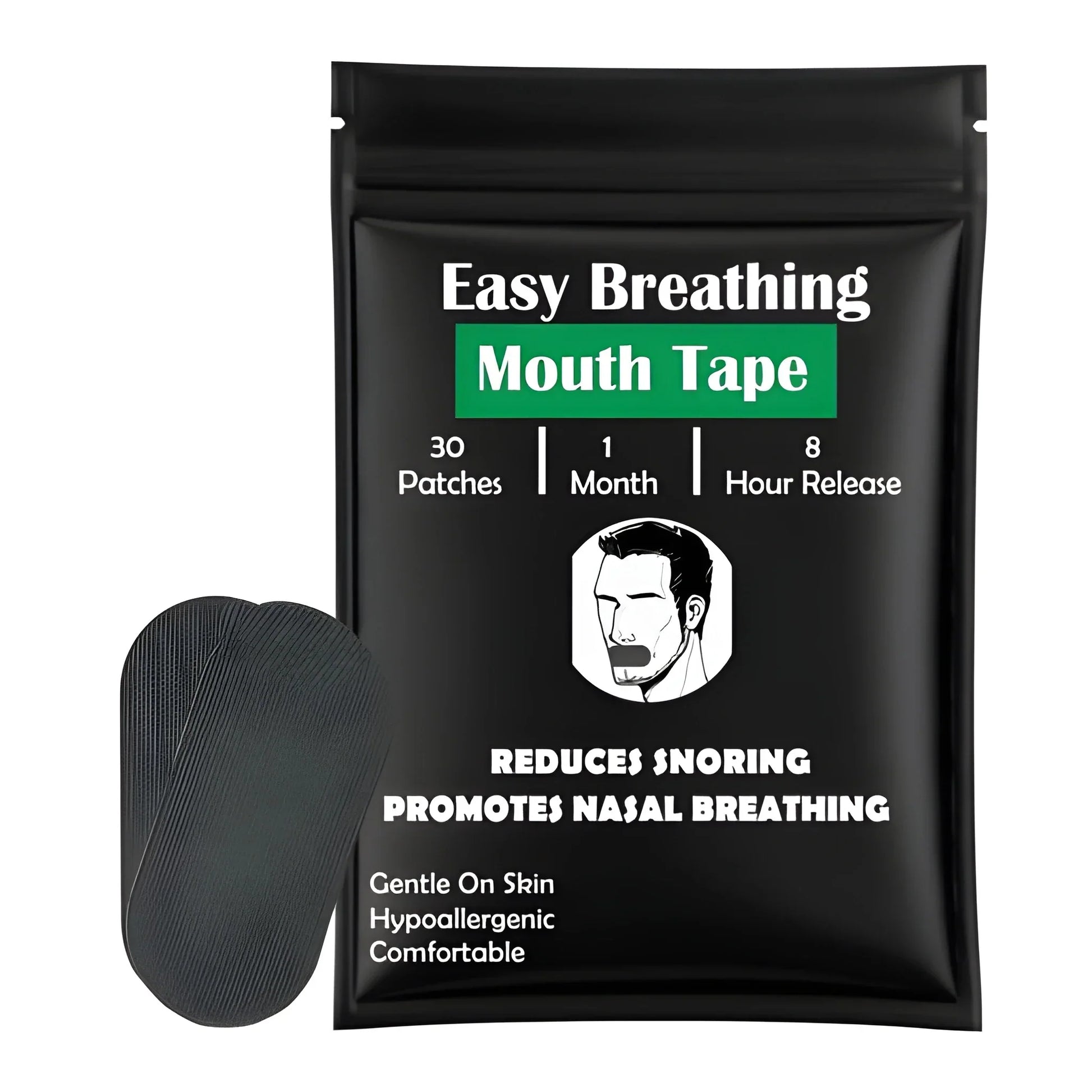 Easy Breathing Mouth Tape – 30 Pcs