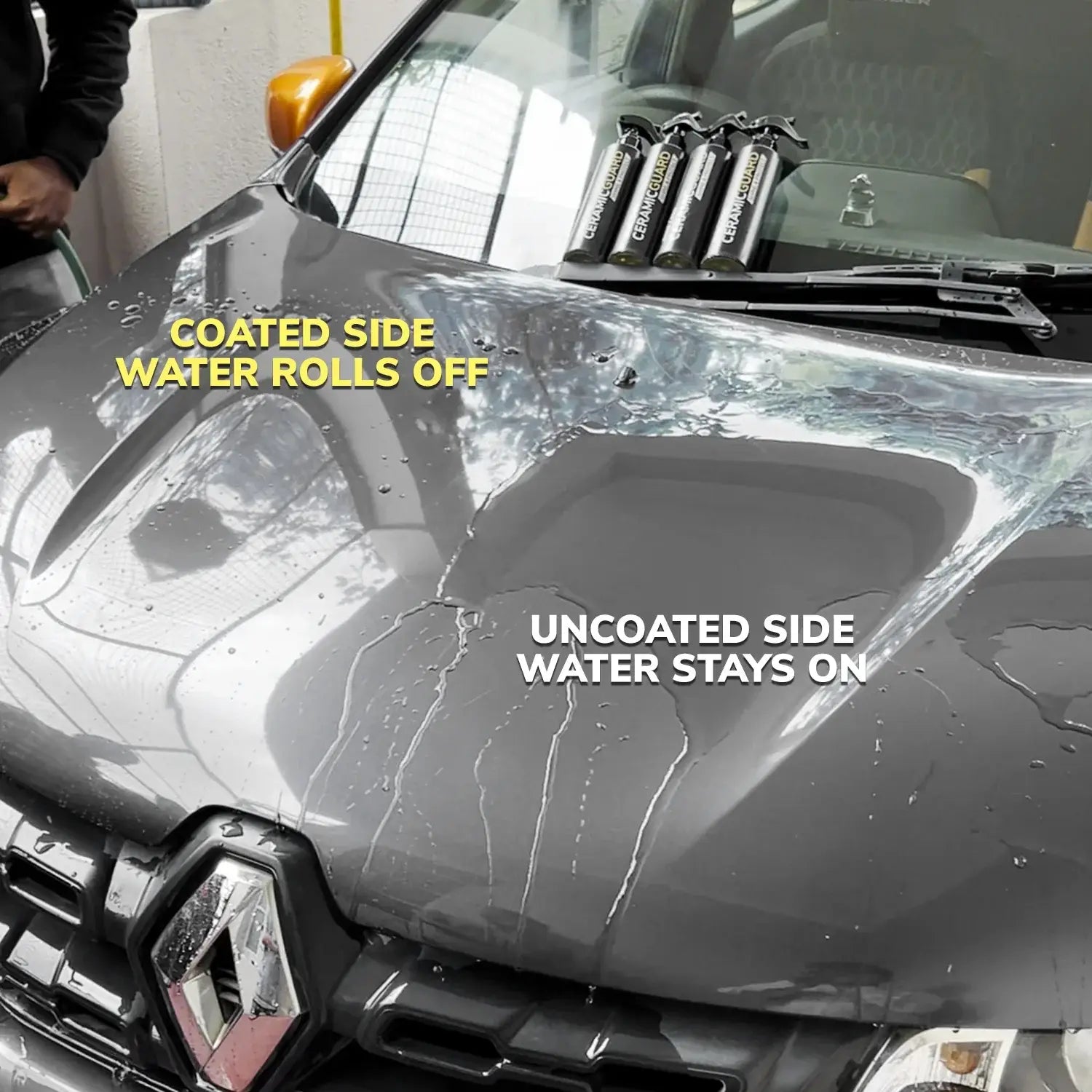 Hydrophobic Polish Nano Coating Agent Car Scratch Spray Cars Polishing(Pack of 2)