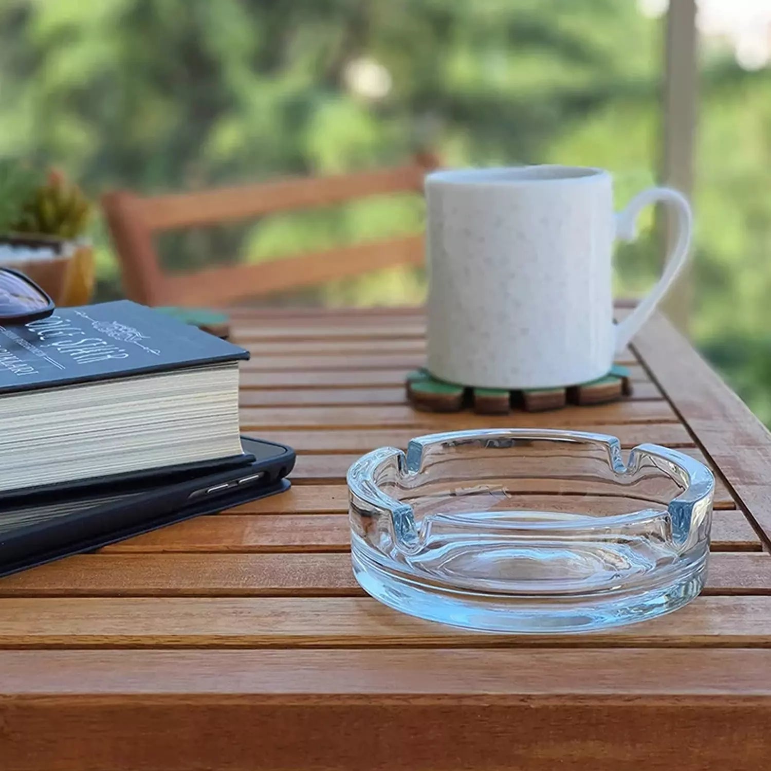 Best glass ashtray with cigarette slots - ashtrays | 2025 | fast shipping
