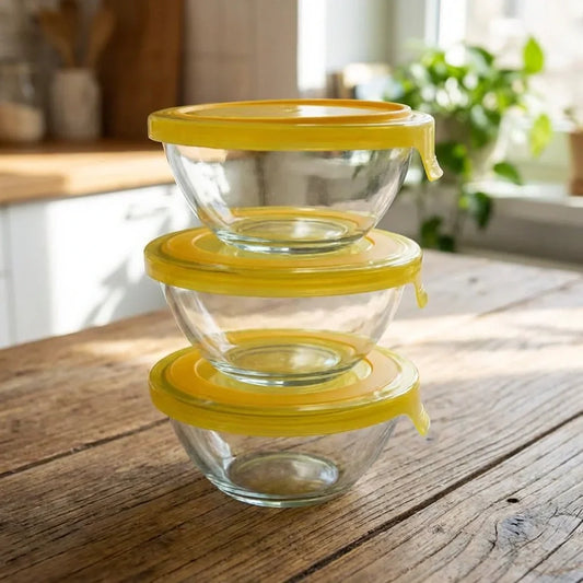 Best glass bowl set mixing (3 pcs) - food storage containers | 2026 | fast shipping