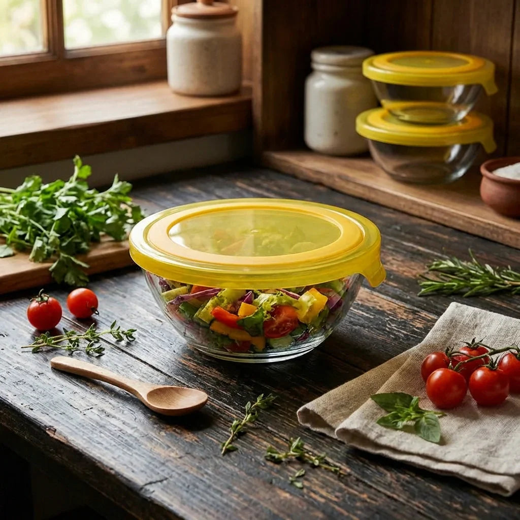 Best glass bowl set mixing (3 pcs) - food storage containers | 2026 | fast shipping
