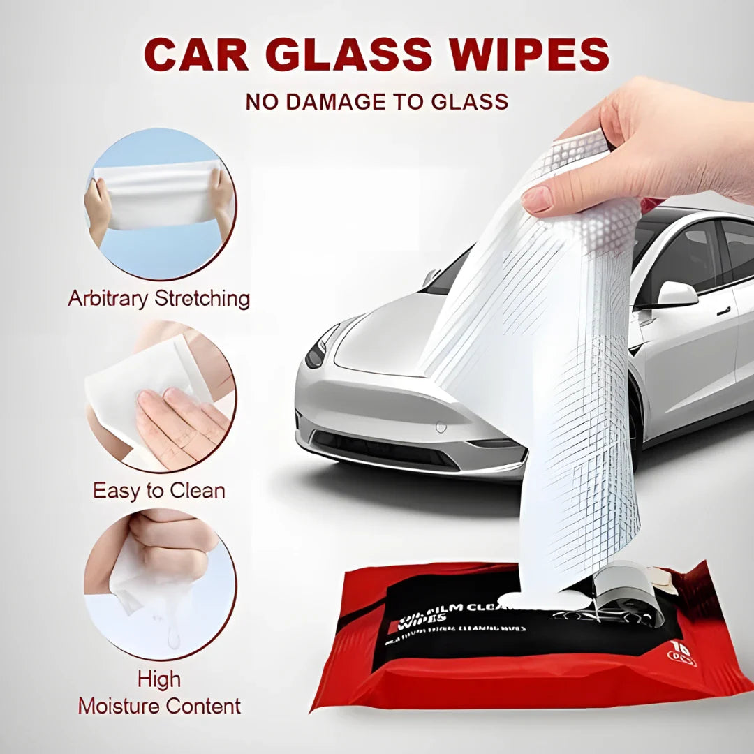 Glass Cleaning Wipes 40pc