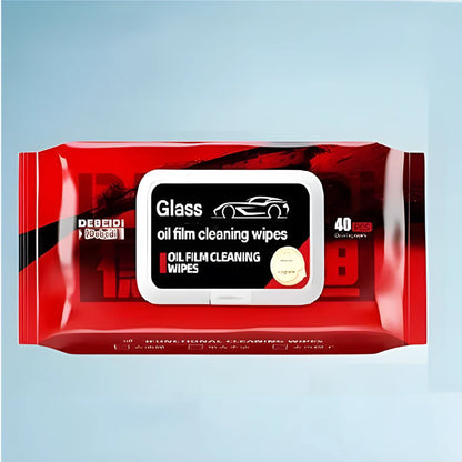 Glass Cleaning Wipes 40pc