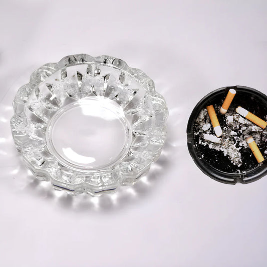 Best glass crystal tabletop ashtray - ashtrays | 2025 | fast shipping