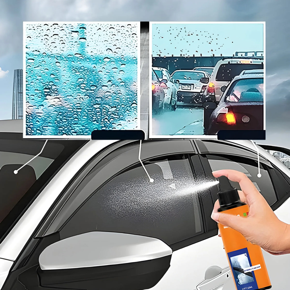 Spray Rain Glass Rain Repellent Spray – MaxSmile