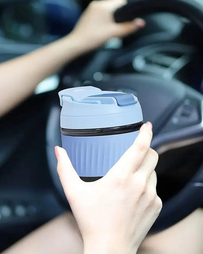 Glass Tumbler with Airtight Lid and Straw Water Bottles