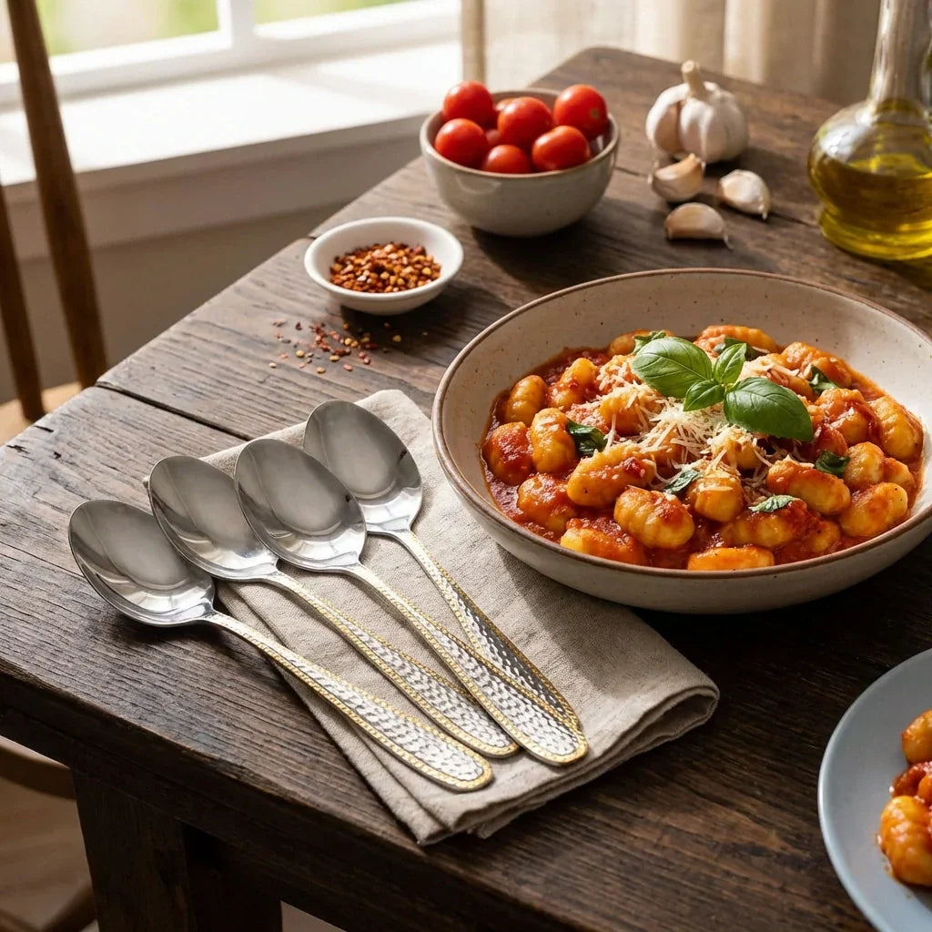 Best gold bordered steel spoons - 2026 | fast shipping