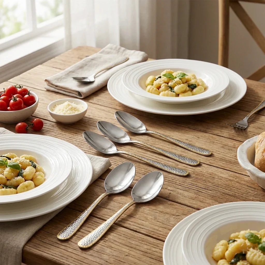 Best gold bordered steel spoons - 2026 | fast shipping