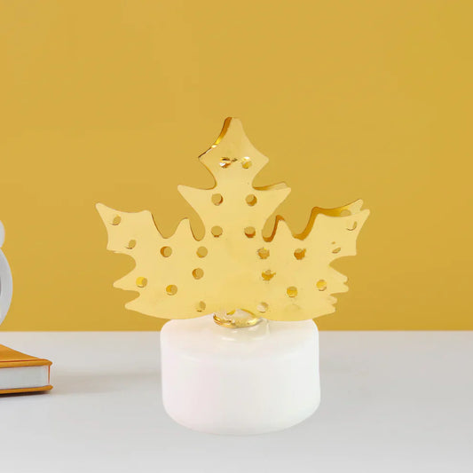 Best gold leaf led diya - flameless candles | 2025 | fast shipping
