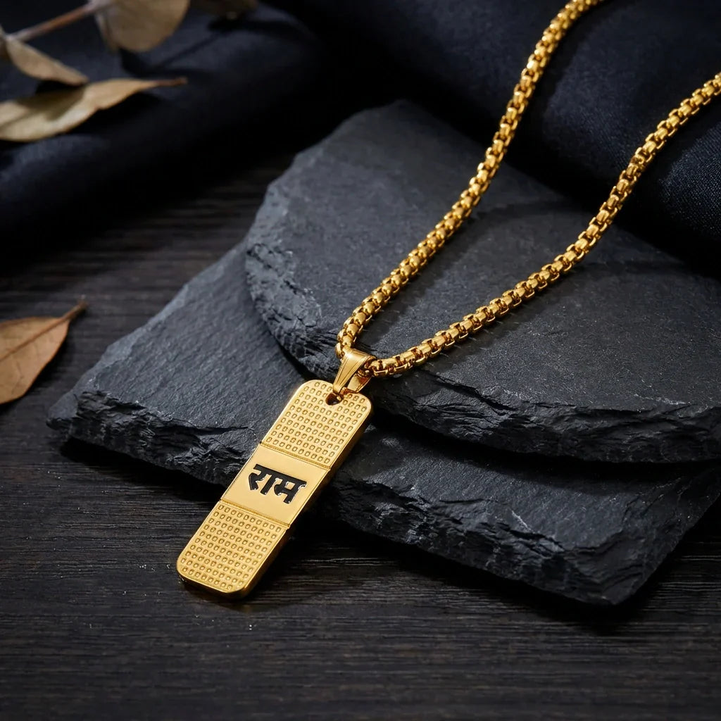Best gold-plated ram naam locket - necklaces | 2026 | fast shipping