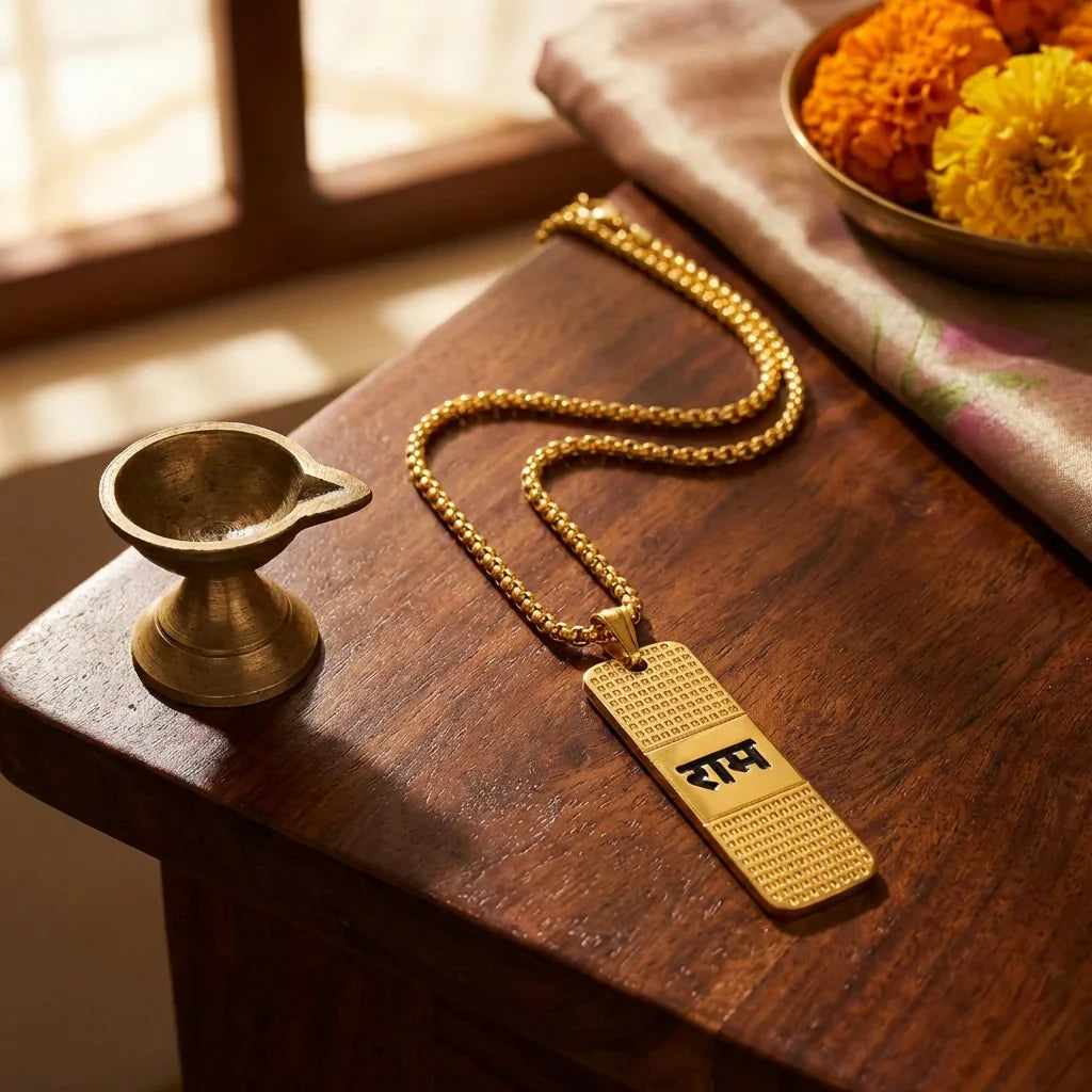 Best gold-plated ram naam locket - necklaces | 2026 | fast shipping