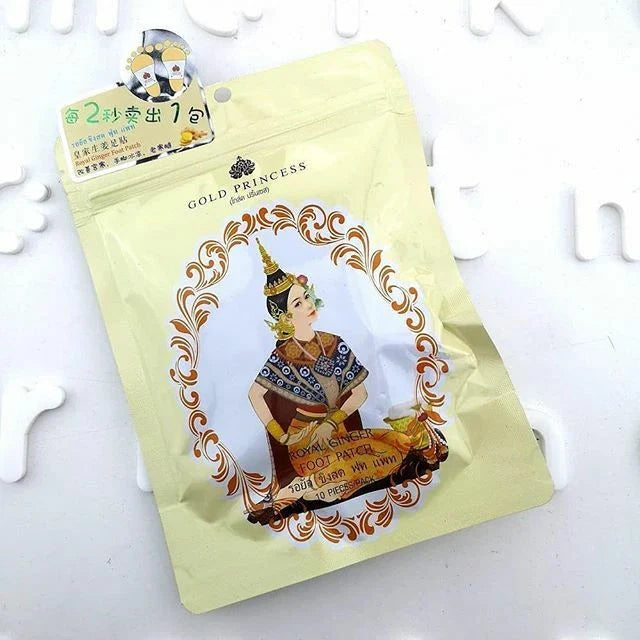 Gold Princess Royal Foot Patches