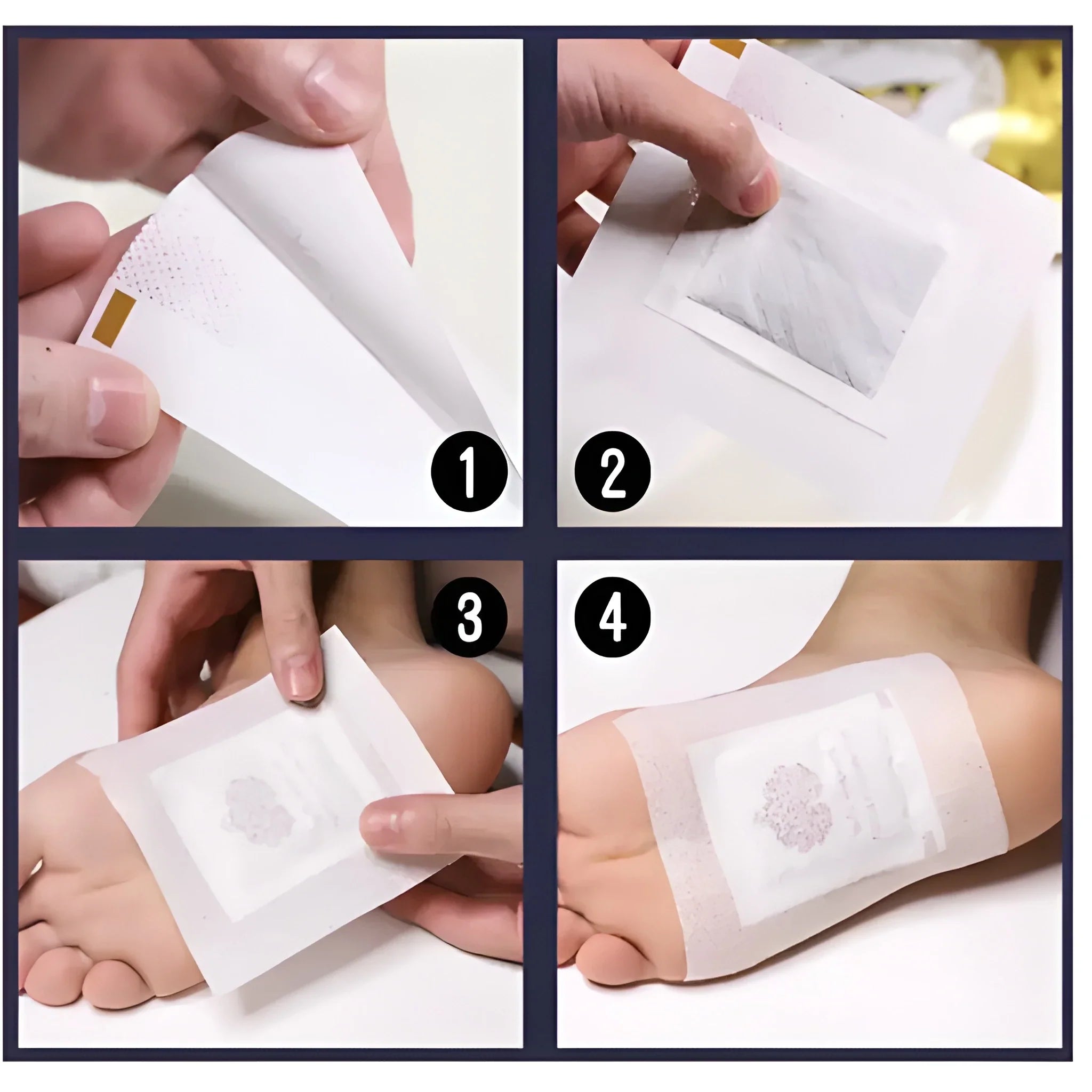 Gold Princess Royal Foot Patches