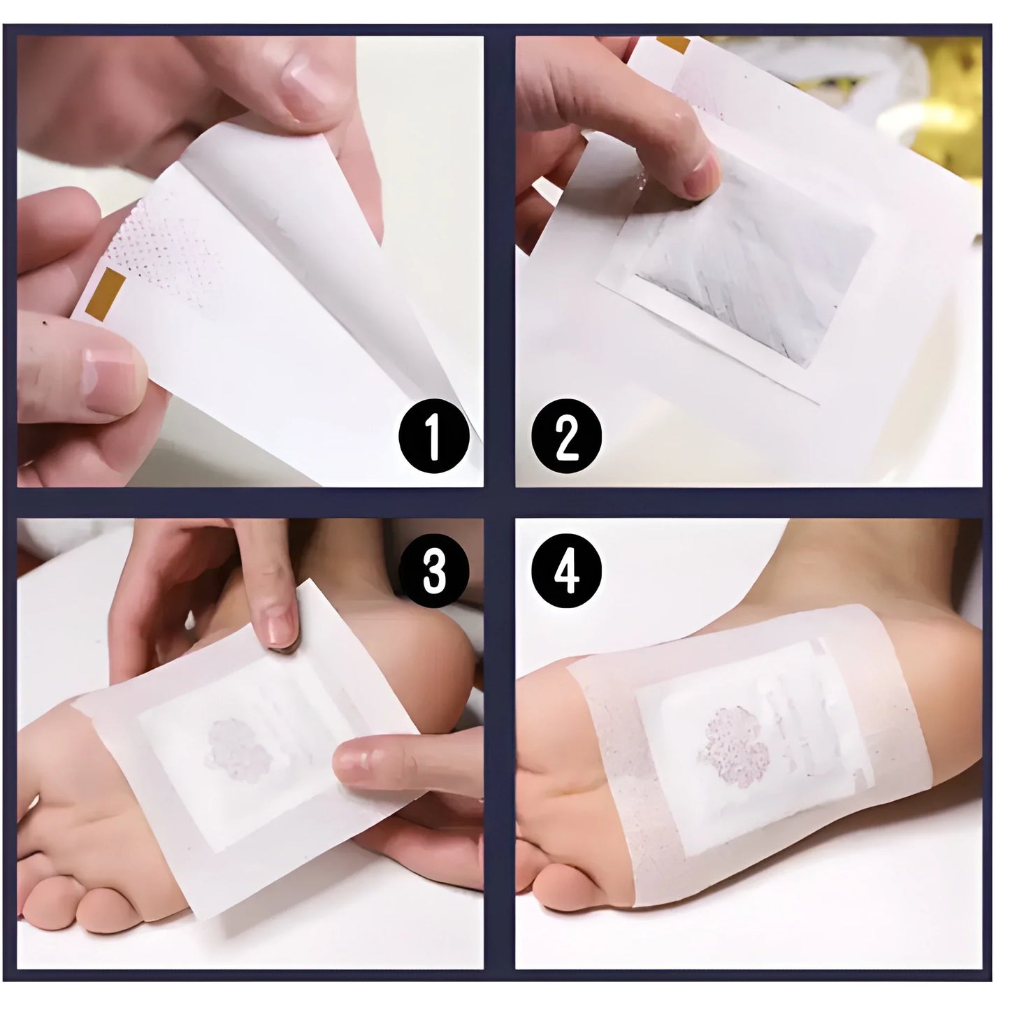 Gold Princess Royal Foot Patches