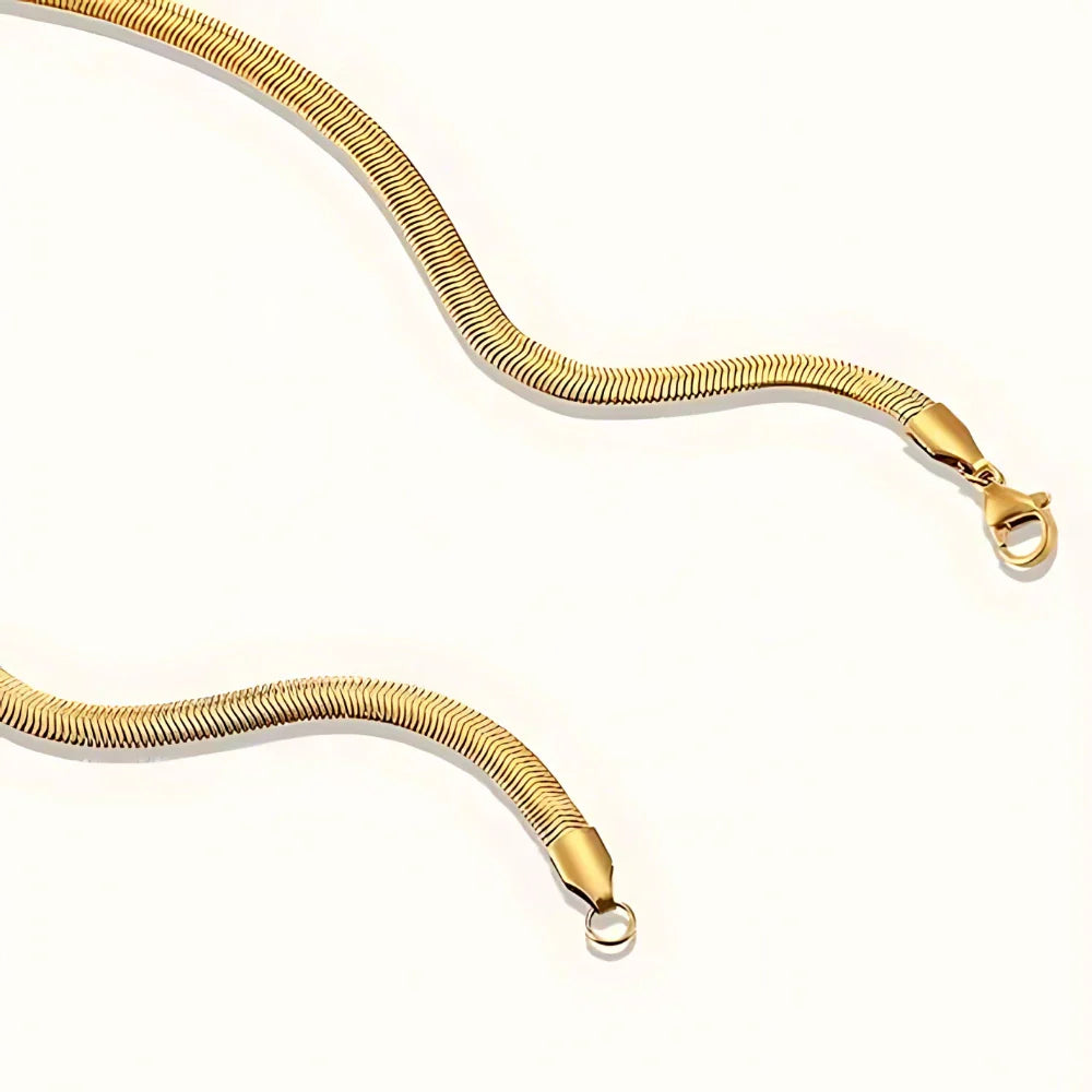 Gold Snake Chain Necklace Apparel & Accessories