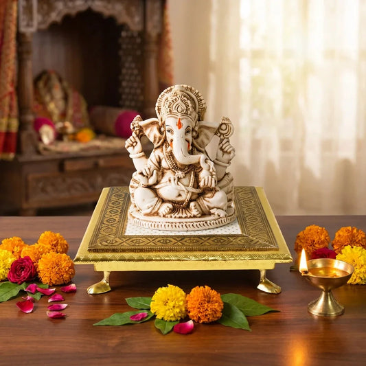 Best golden - square pooja chowki - religious altars | 2026 | fast shipping