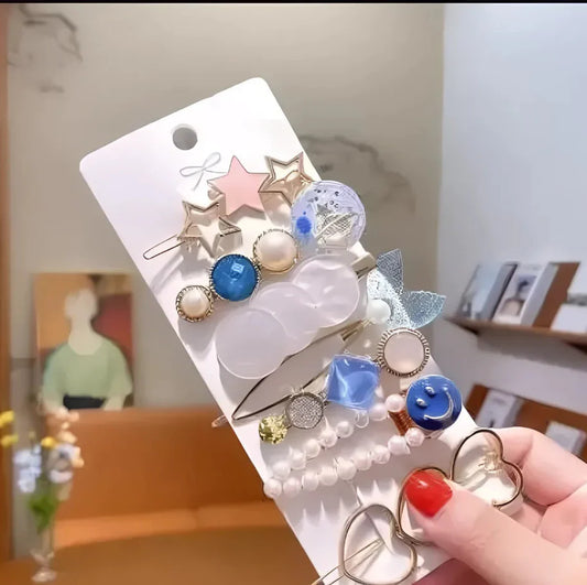 Gracious Pearl Gold Plated Hairclip