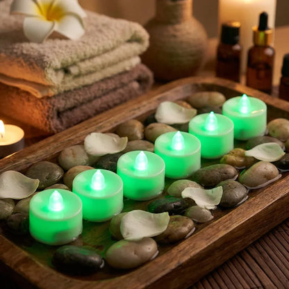 Best green flameless led tealights - candles | 2026 | fast shipping