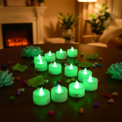 Best green flameless led tealights - candles | 2026 | fast shipping