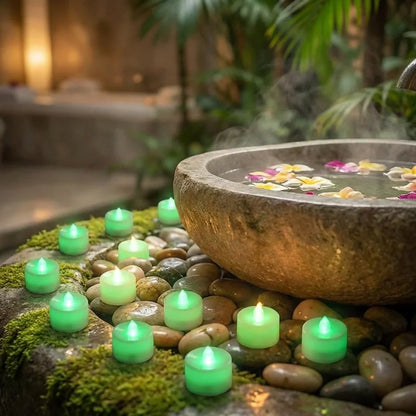 Best green flameless led tealights - candles | 2026 | fast shipping