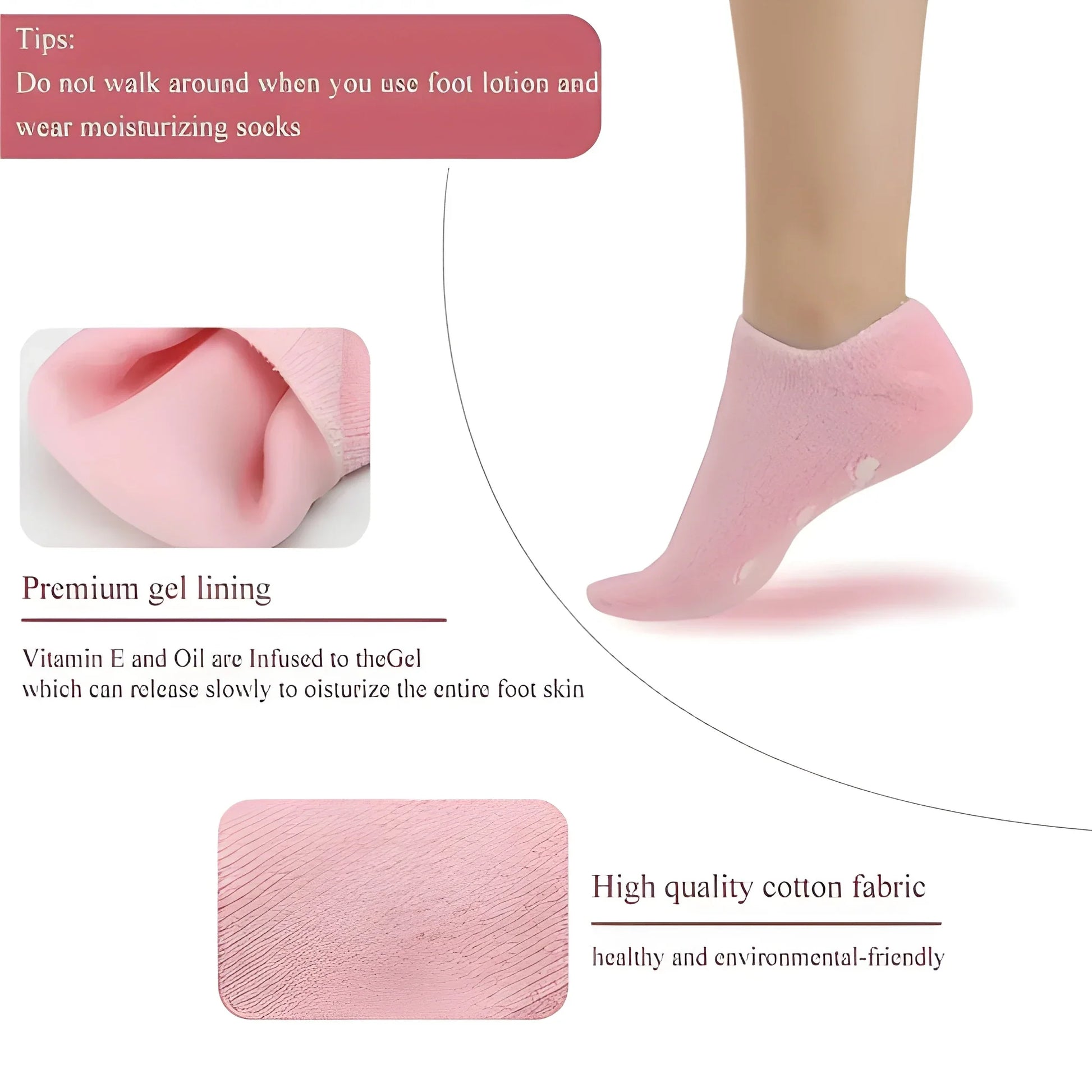 Grip Yoga Moisturizing Socks
