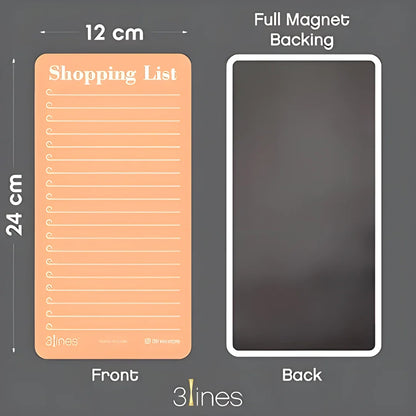 Grocery Shopping List Fridge Magnet