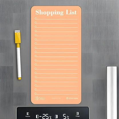 Grocery Shopping List Fridge Magnet