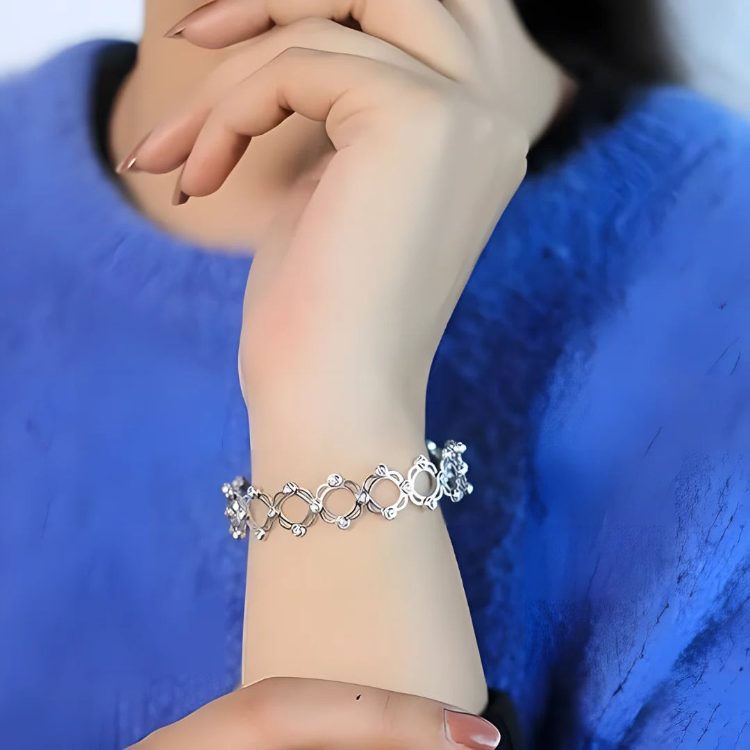Stretchable 2 In 1 Ring Bracelet