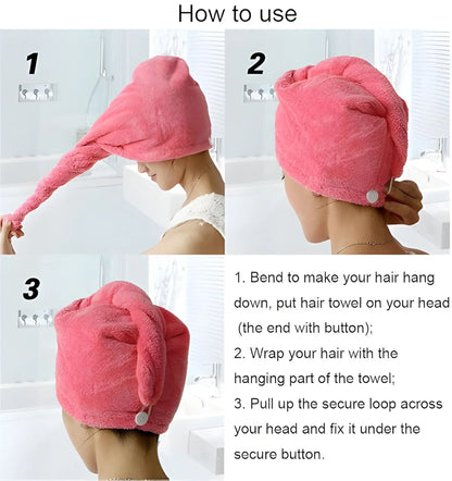 Best hair drying magic cap towel - home & garden | 2025 | fast shipping
