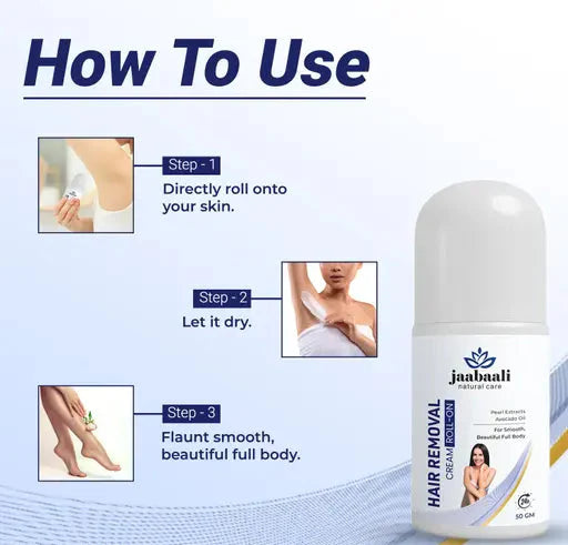 Hair Removal Cream Roll On 50 GM bestseller