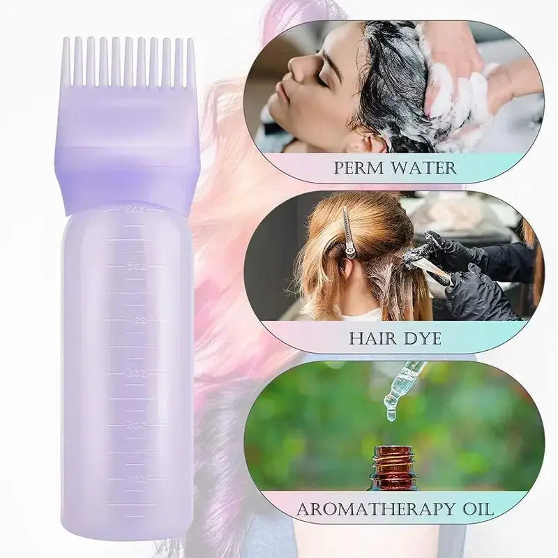 Root Comb Applicator Bottle for Hair
