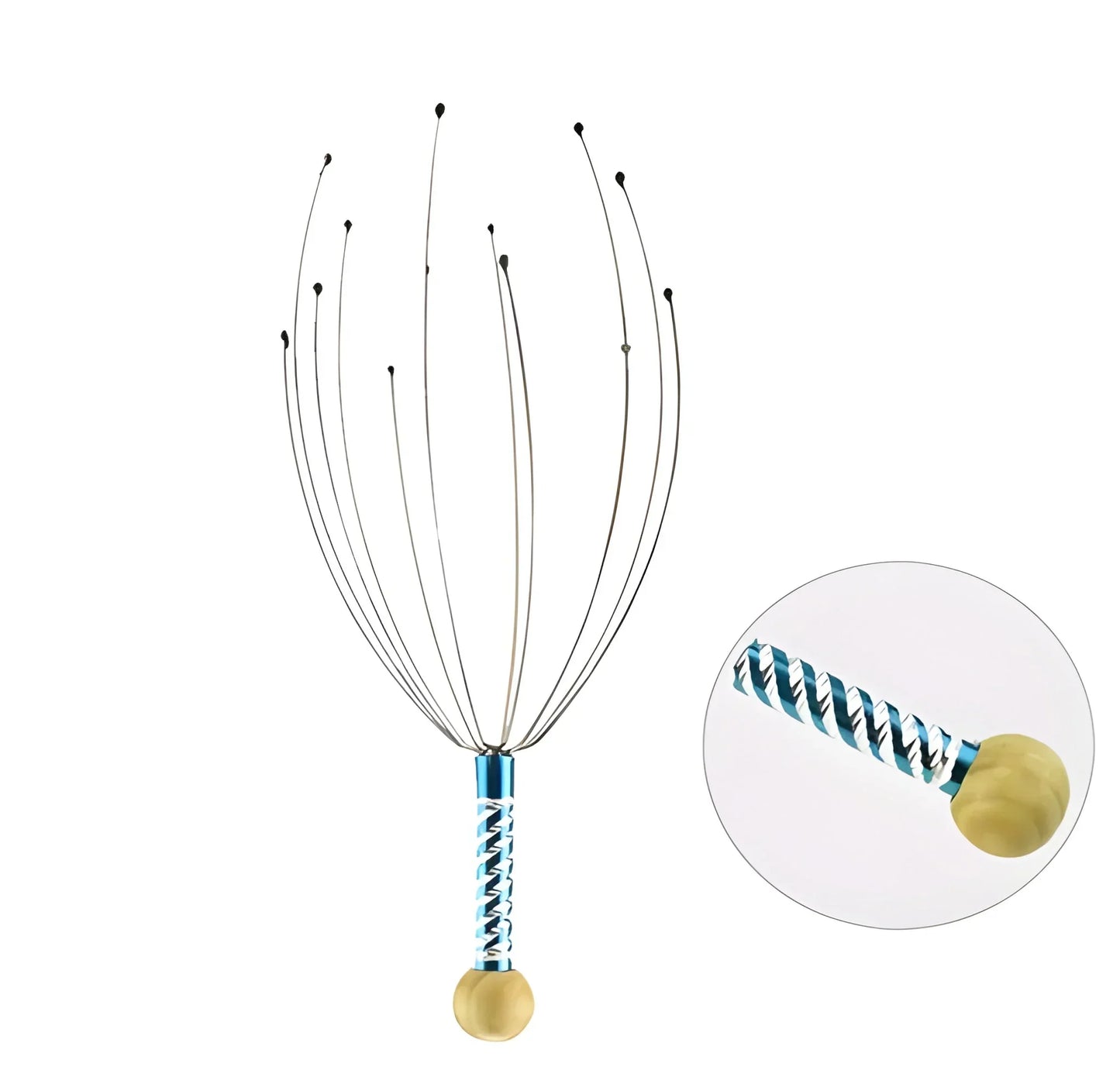Hand Held Scalp Head Massager Stress Relief - Health & Personal Care