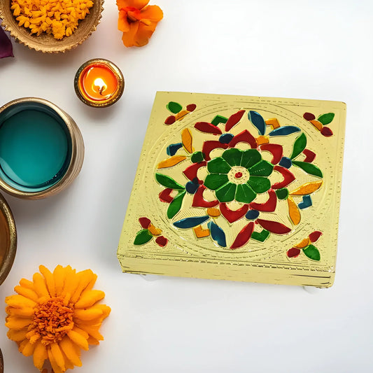 Best hand-painted pooja chowki - religious items | 2025 | fast shipping