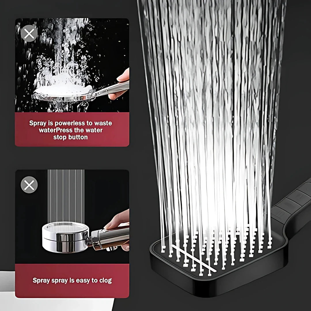 Hand Shower for Bathroom Without Hose Pipe