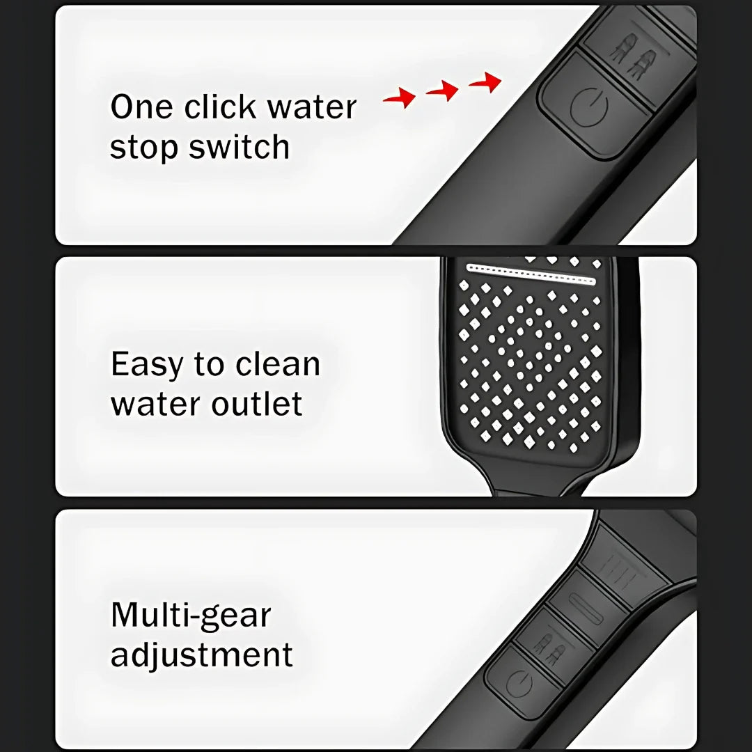 Hand Shower for Bathroom Without Hose Pipe