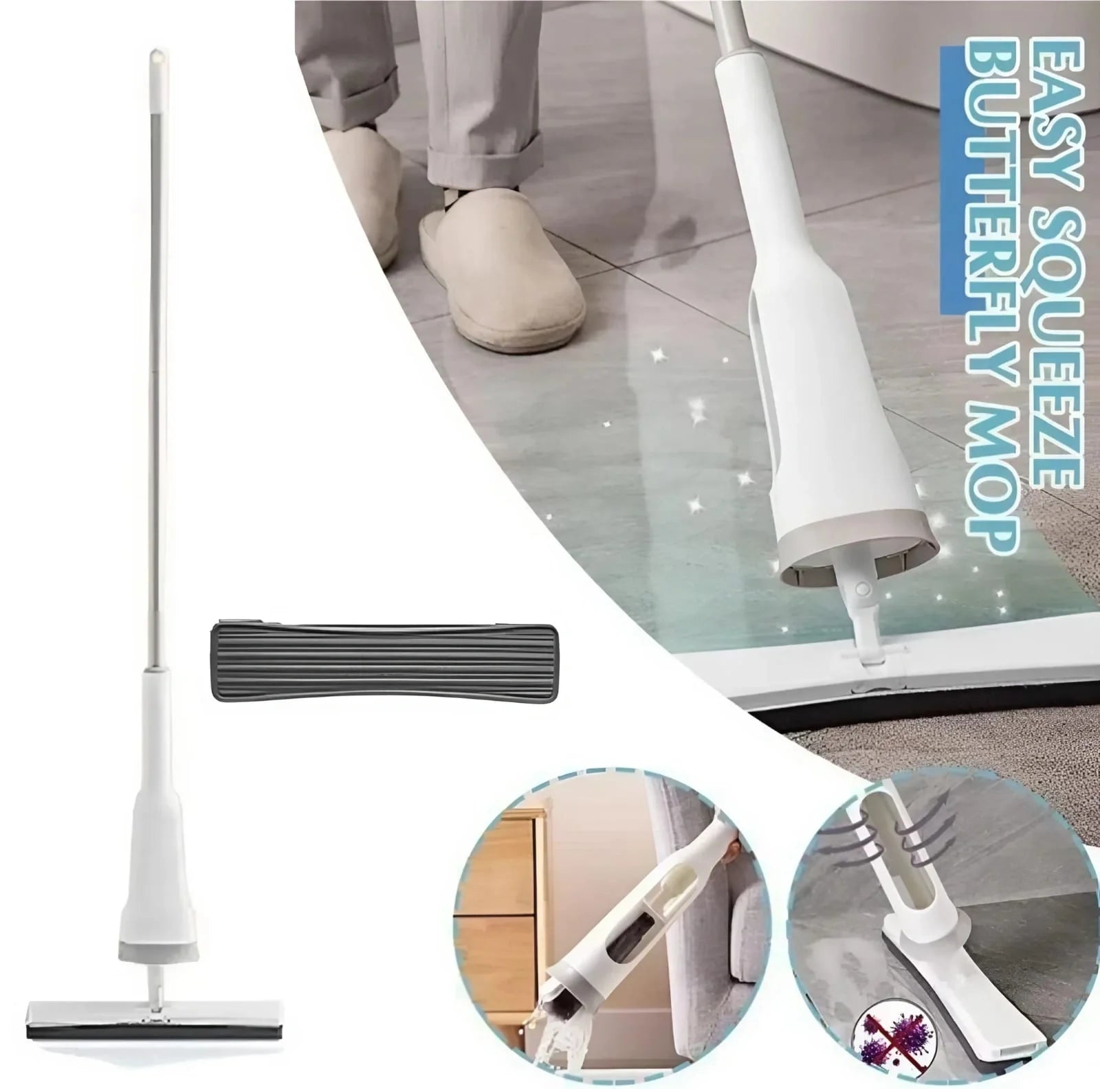 Hands Free Squeeze Mop