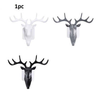 Hanging Hook Self Adhesive Deer Head Hanging Hook