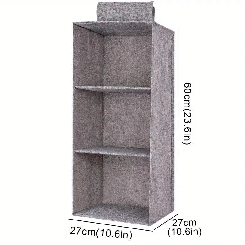 Hanging Wardrobe Organizer 3 Shelves Home Accessories