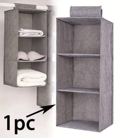Hanging Wardrobe Organizer 3 Shelves Home Accessories