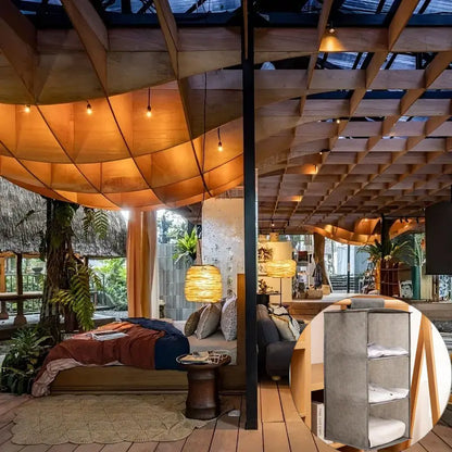 Hanging Wardrobe Organizer 3 Shelves Home Accessories