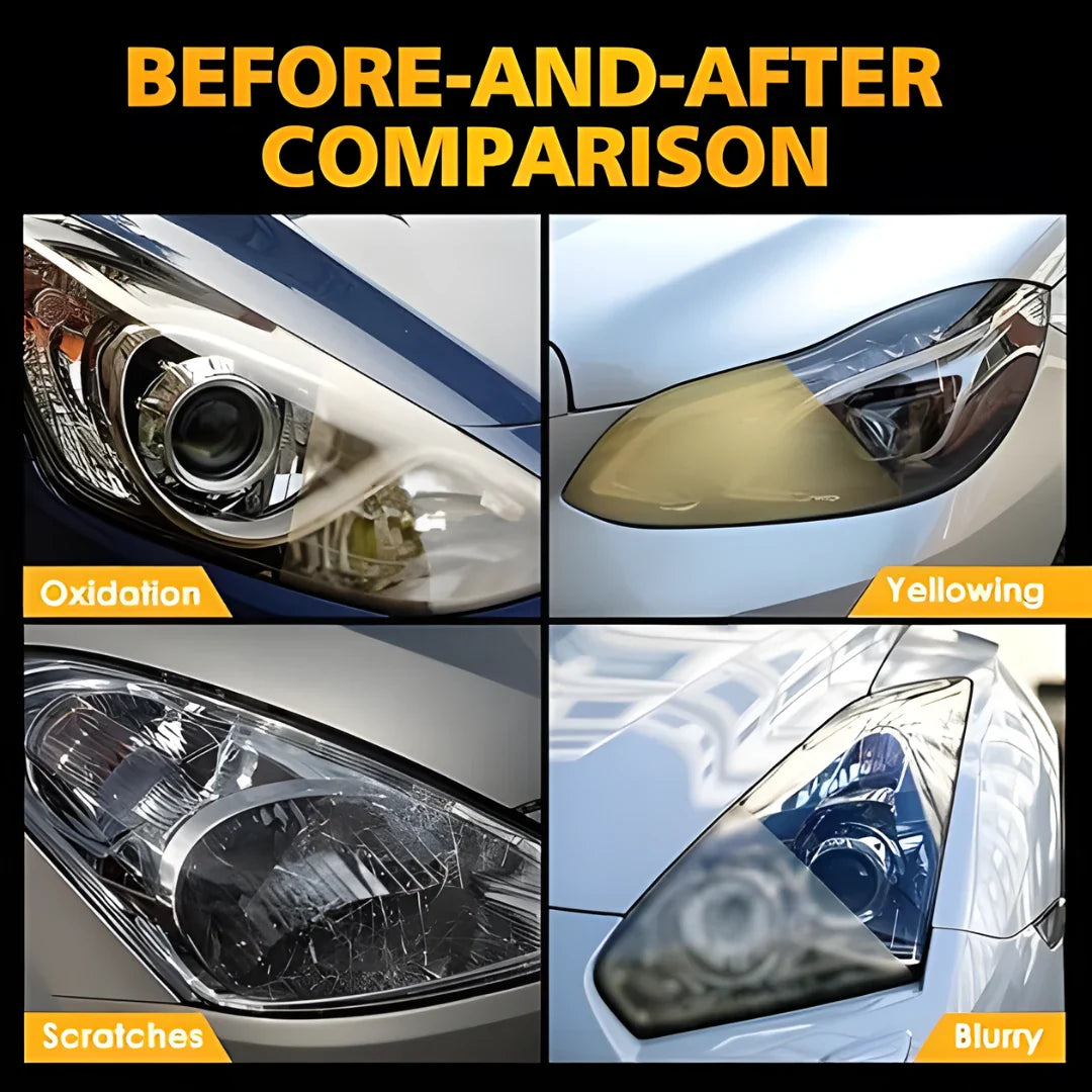 Headlight Renewal and Restoration Kit 200 ml Pack of 2