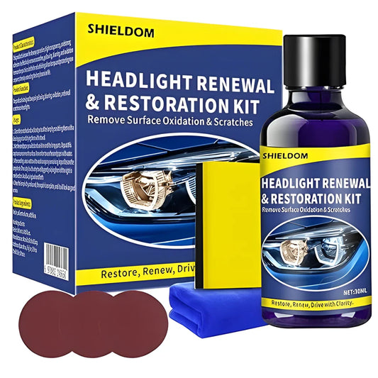 Headlight Renewal and Restoration Kit 200 ml Pack of 2