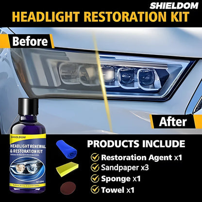 Headlight Renewal and Restoration Kit 200 ml Pack of 2