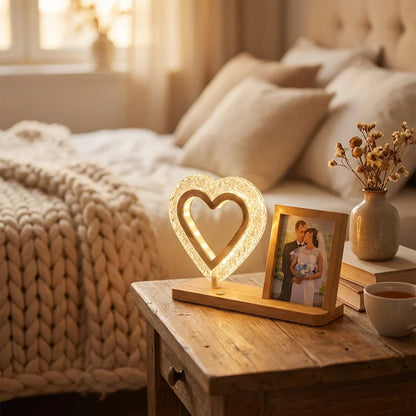 Best heart crystal led night lamp - lights & ambient lighting | 2026 | fast shipping