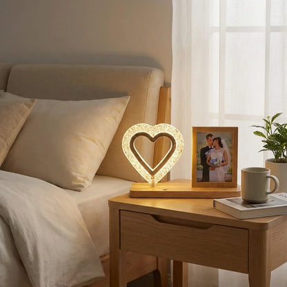 Best heart crystal led night lamp - lights & ambient lighting | 2026 | fast shipping